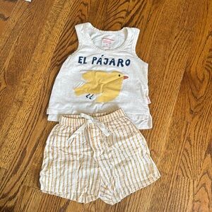 Tiny Cottons & Tocoto Vintage Shorts and Tank, 2T